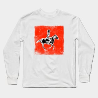 abstract horse riding Long Sleeve T-Shirt